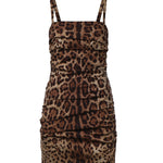 Abito in charmeuse stampa Leo F663HT FSADDHY13M DOLCE & GABBANA 