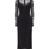 Abito longuette in pizzo F6AQGT HLUAHN0000 DOLCE & GABBANA 