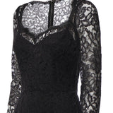 Abito longuette in pizzo F6AQGT HLUAHN0000 DOLCE & GABBANA 