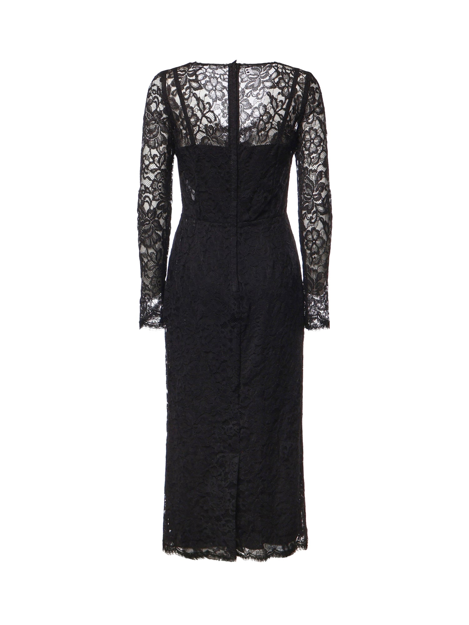 Abito longuette in pizzo F6AQGT HLUAHN0000 DOLCE & GABBANA 