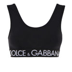Top in jersey con logo F756QT FUGQUN0000 DOLCE & GABBANA 