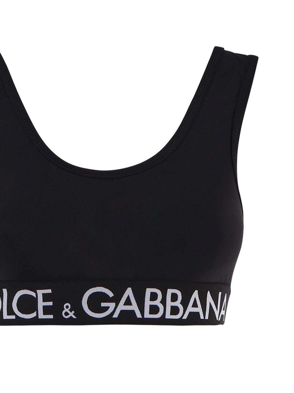 Top in jersey con logo F756QT FUGQUN0000 DOLCE & GABBANA 