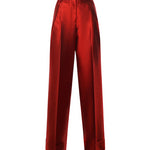 Pantaloni in mikado di seta FTDLHT FU116R0156 DOLCE & GABBANA 