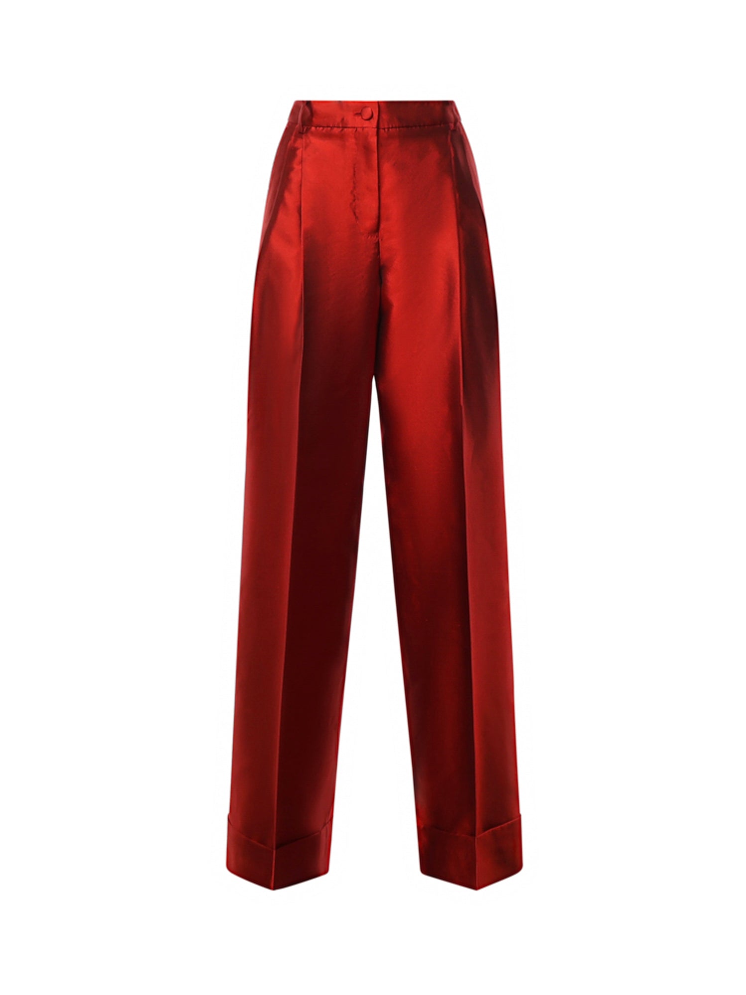 Pantaloni in mikado di seta FTDLHT FU116R0156 DOLCE & GABBANA 