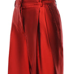 Pantaloni in mikado di seta FTDLHT FU116R0156 DOLCE & GABBANA 