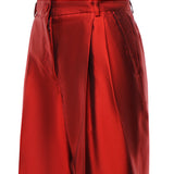 Pantaloni in mikado di seta FTDLHT FU116R0156 DOLCE & GABBANA 
