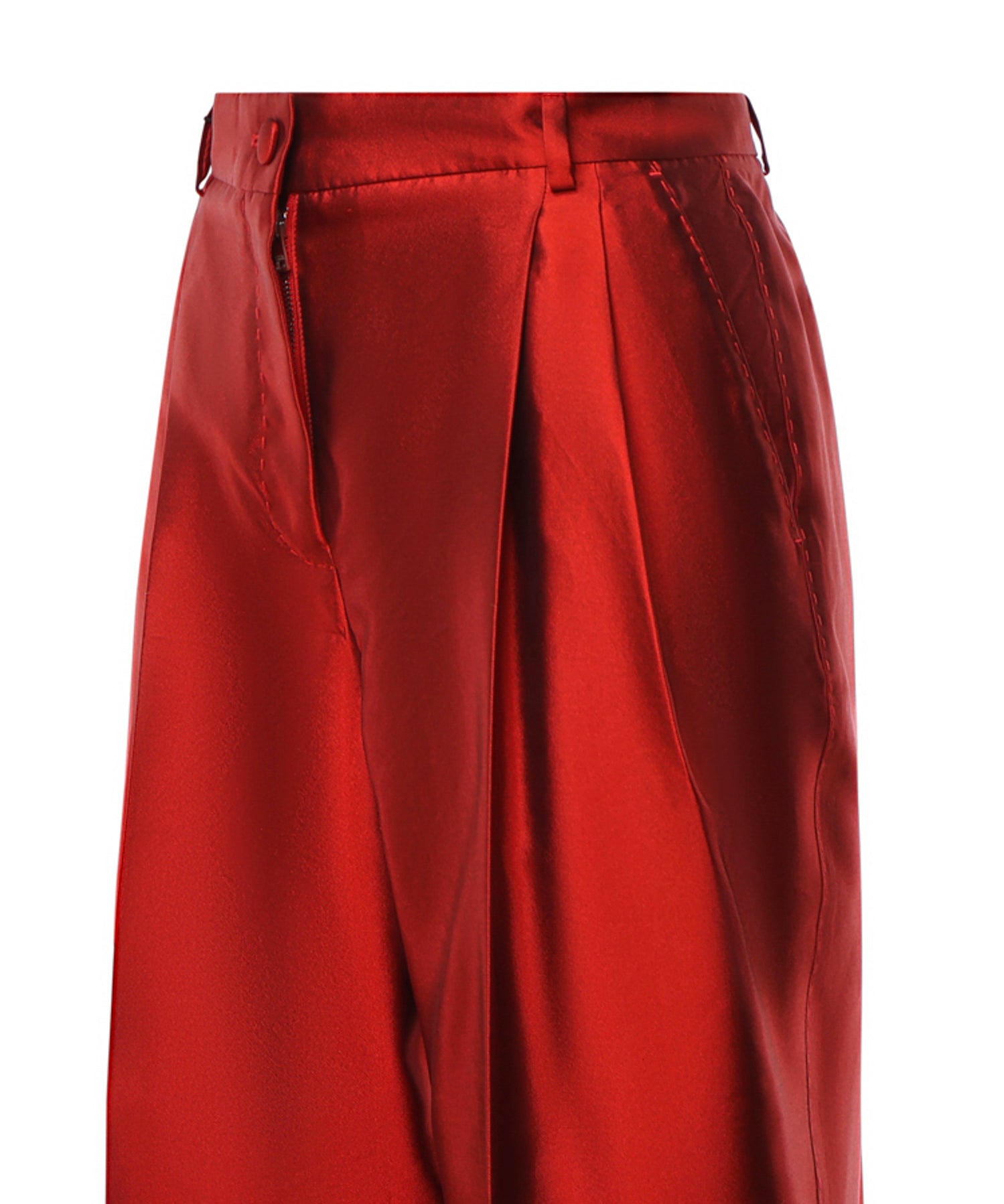Pantaloni in mikado di seta FTDLHT FU116R0156 DOLCE & GABBANA 