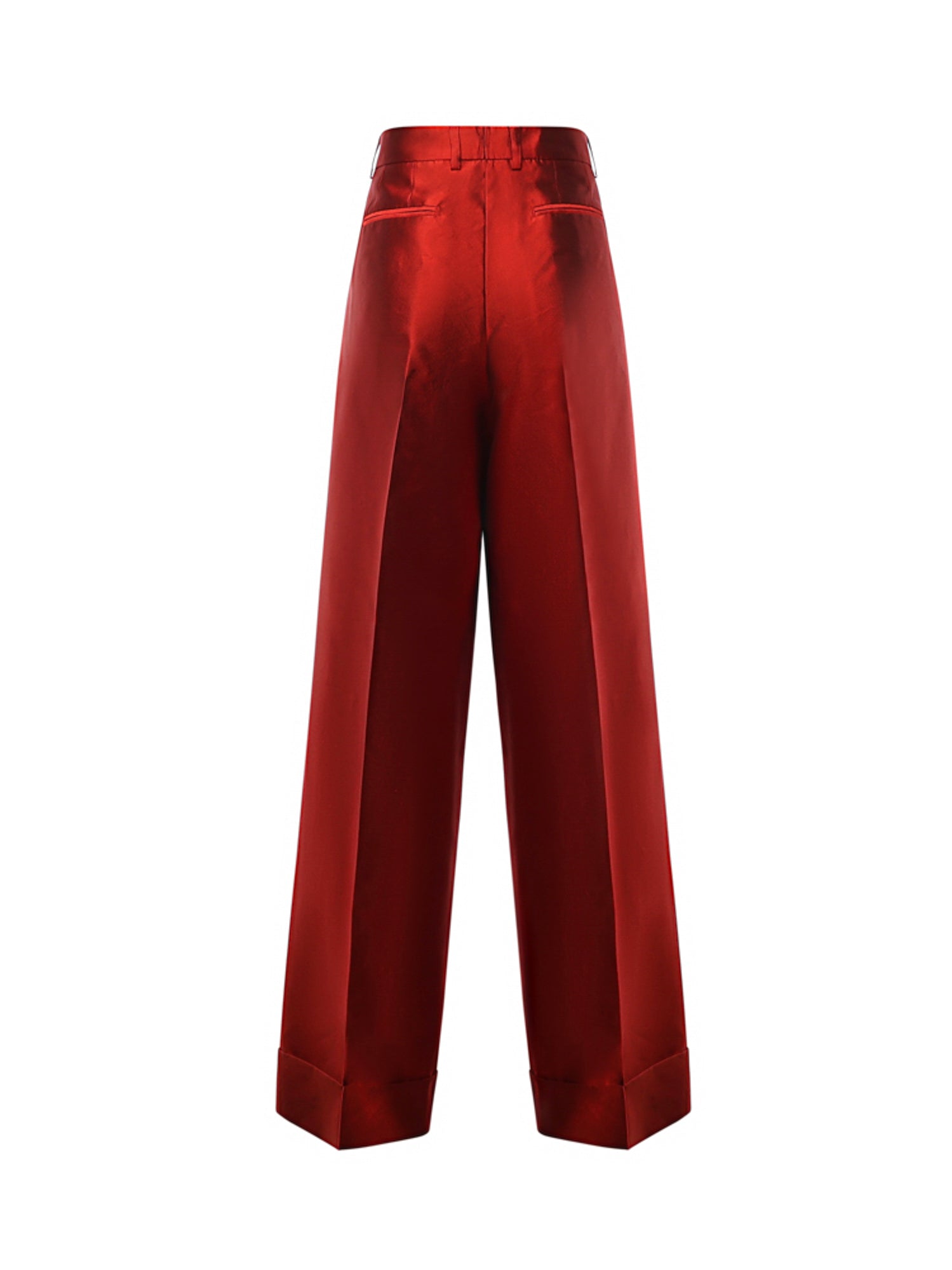 Pantaloni in mikado di seta FTDLHT FU116R0156 DOLCE & GABBANA 