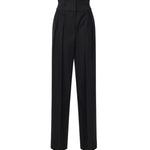 Pantaloni in jacquard di lana rigata FTDQKT FR22AN0000 DOLCE & GABBANA 