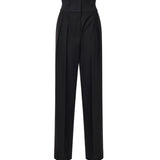 Pantaloni in jacquard di lana rigata FTDQKT FR22AN0000 DOLCE & GABBANA 