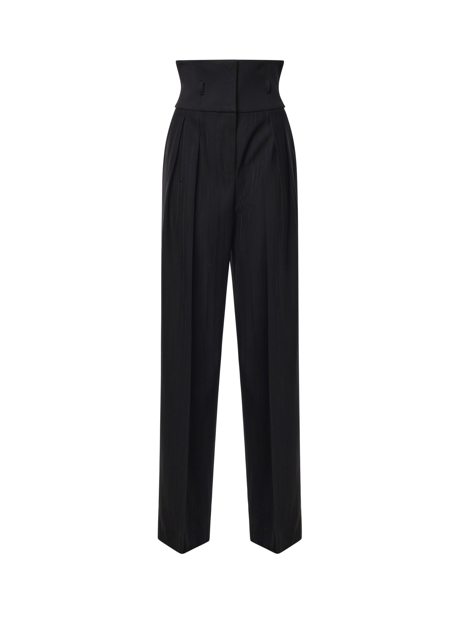 Pantaloni in jacquard di lana rigata FTDQKT FR22AN0000 DOLCE & GABBANA 