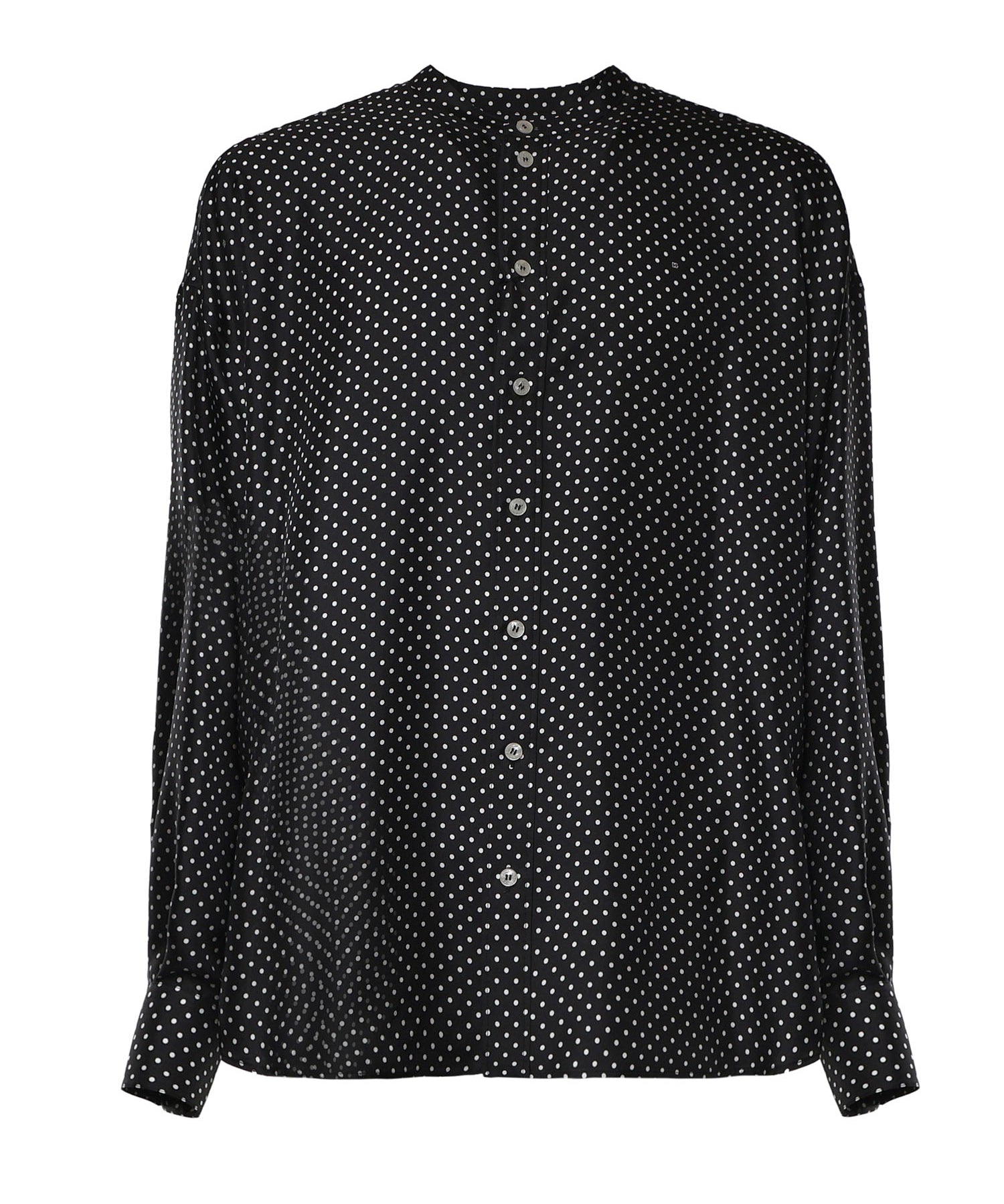 Camicia in twill di seta stampa pois<BR/> G5OS1T IS13OHN6DI DOLCE & GABBANA 