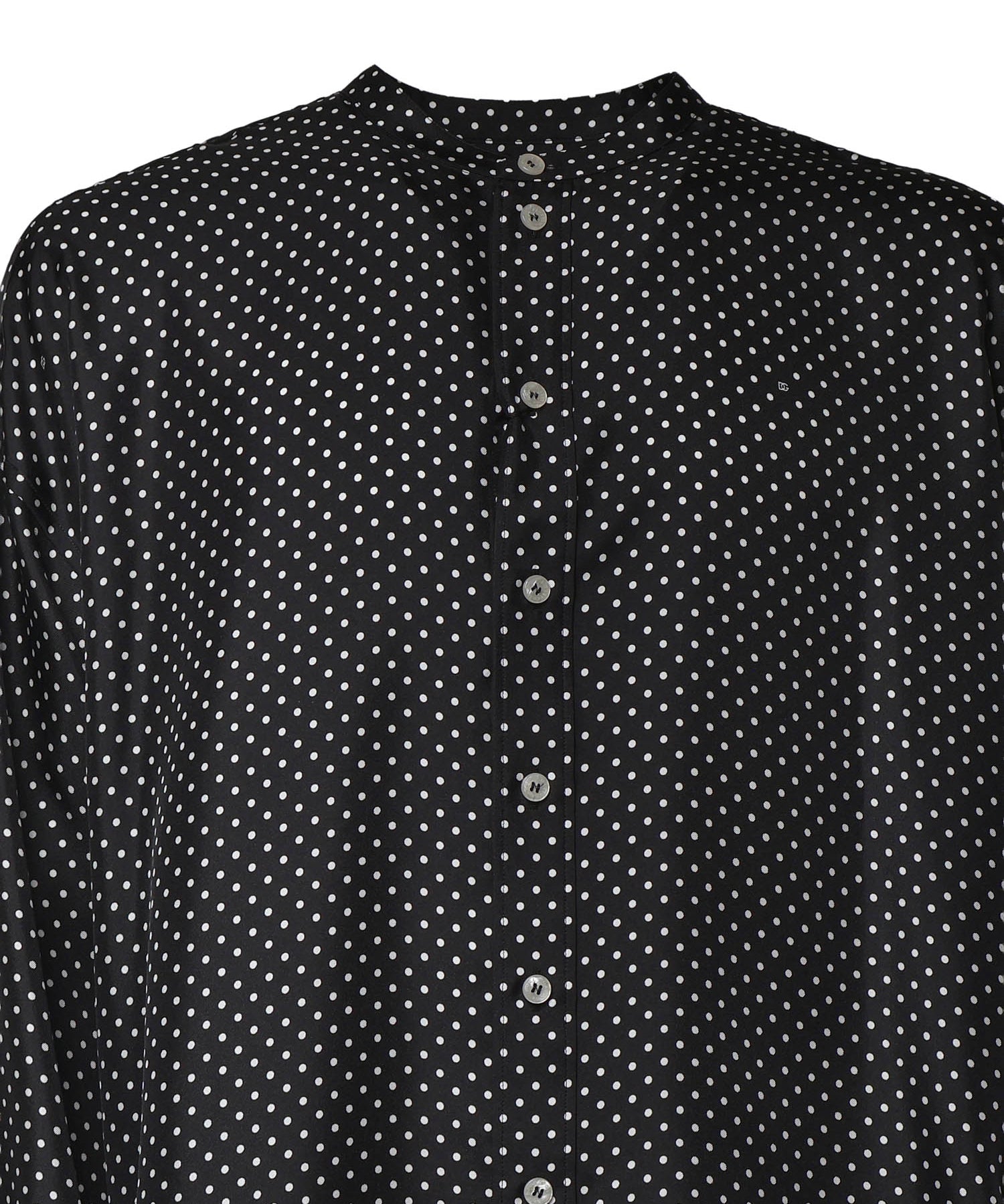 Camicia in twill di seta stampa pois<BR/> G5OS1T IS13OHN6DI DOLCE & GABBANA 