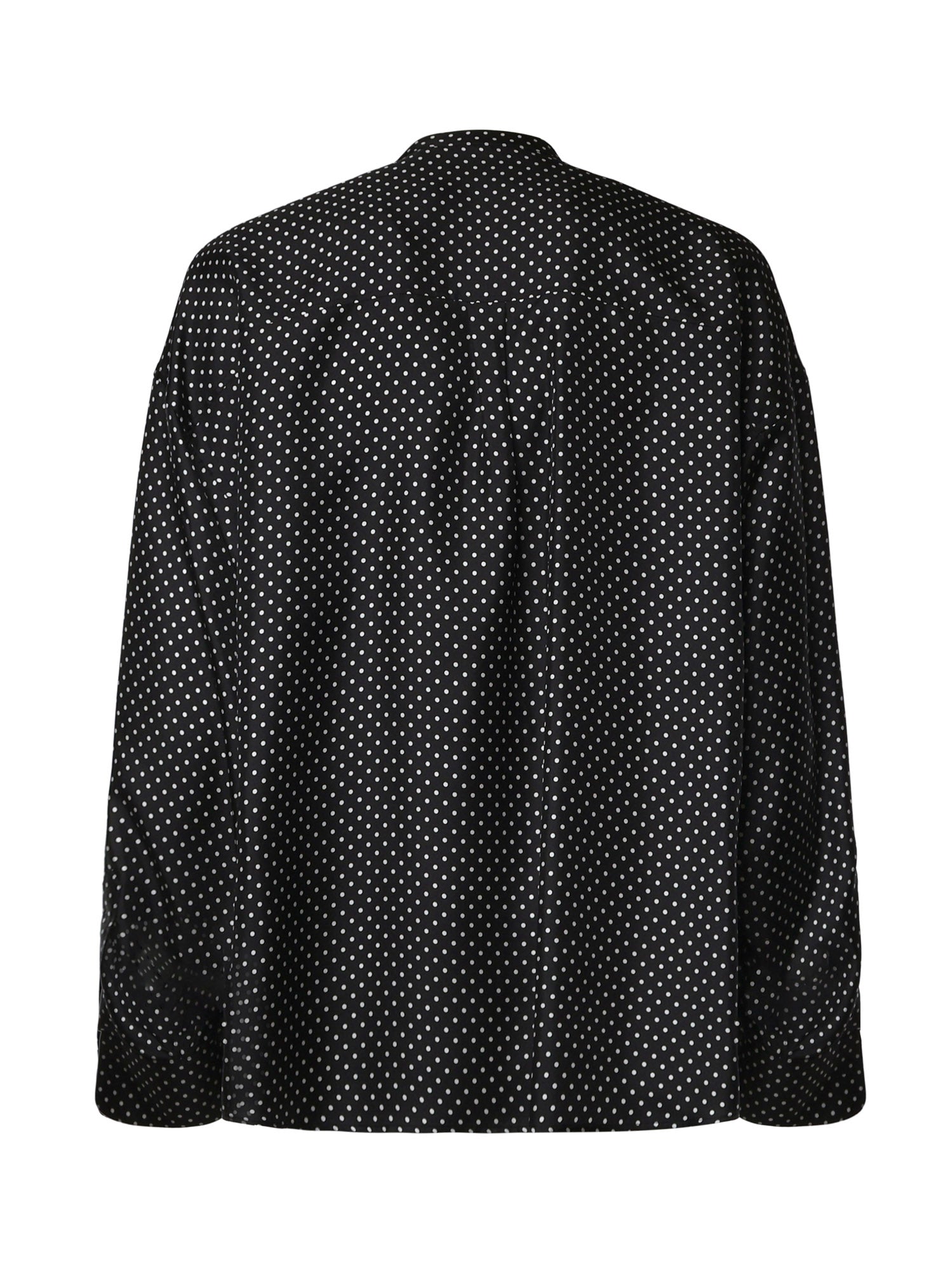 Camicia in twill di seta stampa pois<BR/> G5OS1T IS13OHN6DI DOLCE & GABBANA 