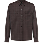 Camicia check in misto lana G5PE5T FQZA7S8100 DOLCE & GABBANA 