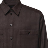 Camicia check in misto lana G5PE5T FQZA7S8100 DOLCE & GABBANA 
