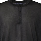 T-shirt Serafino in seta G8QK3T G7P0FS8296 DOLCE & GABBANA 