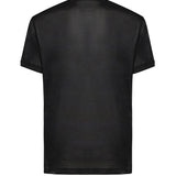 T-shirt Serafino in seta G8QK3T G7P0FS8296 DOLCE & GABBANA 