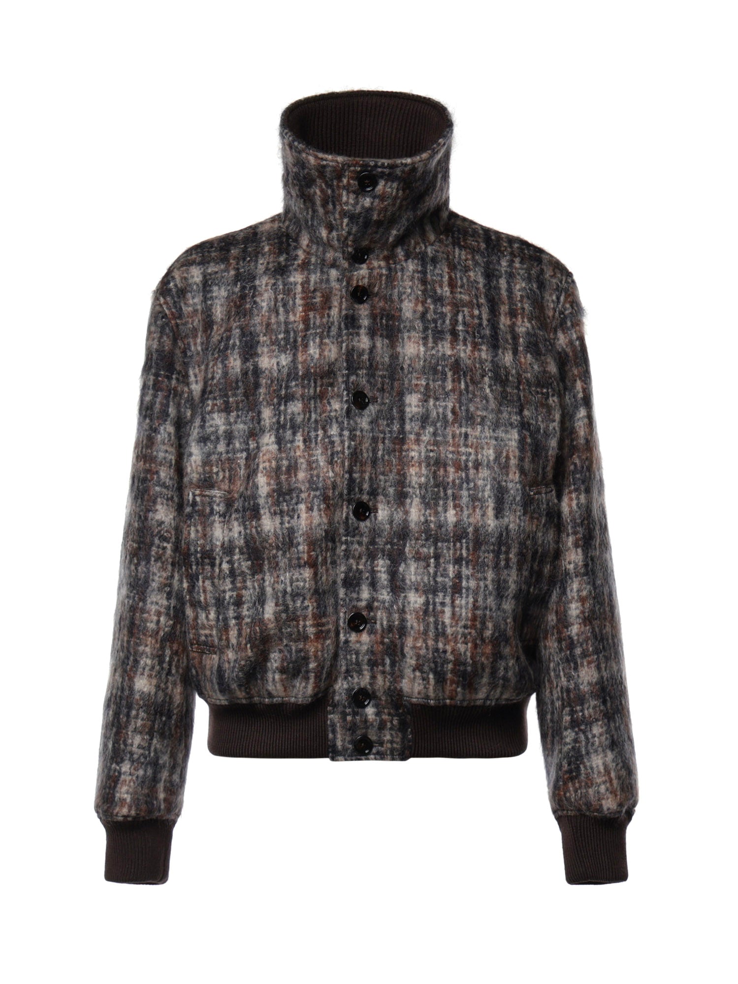 Bomber in check misto Mohair G9CNAT FQZA1S8100 DOLCE & GABBANA 