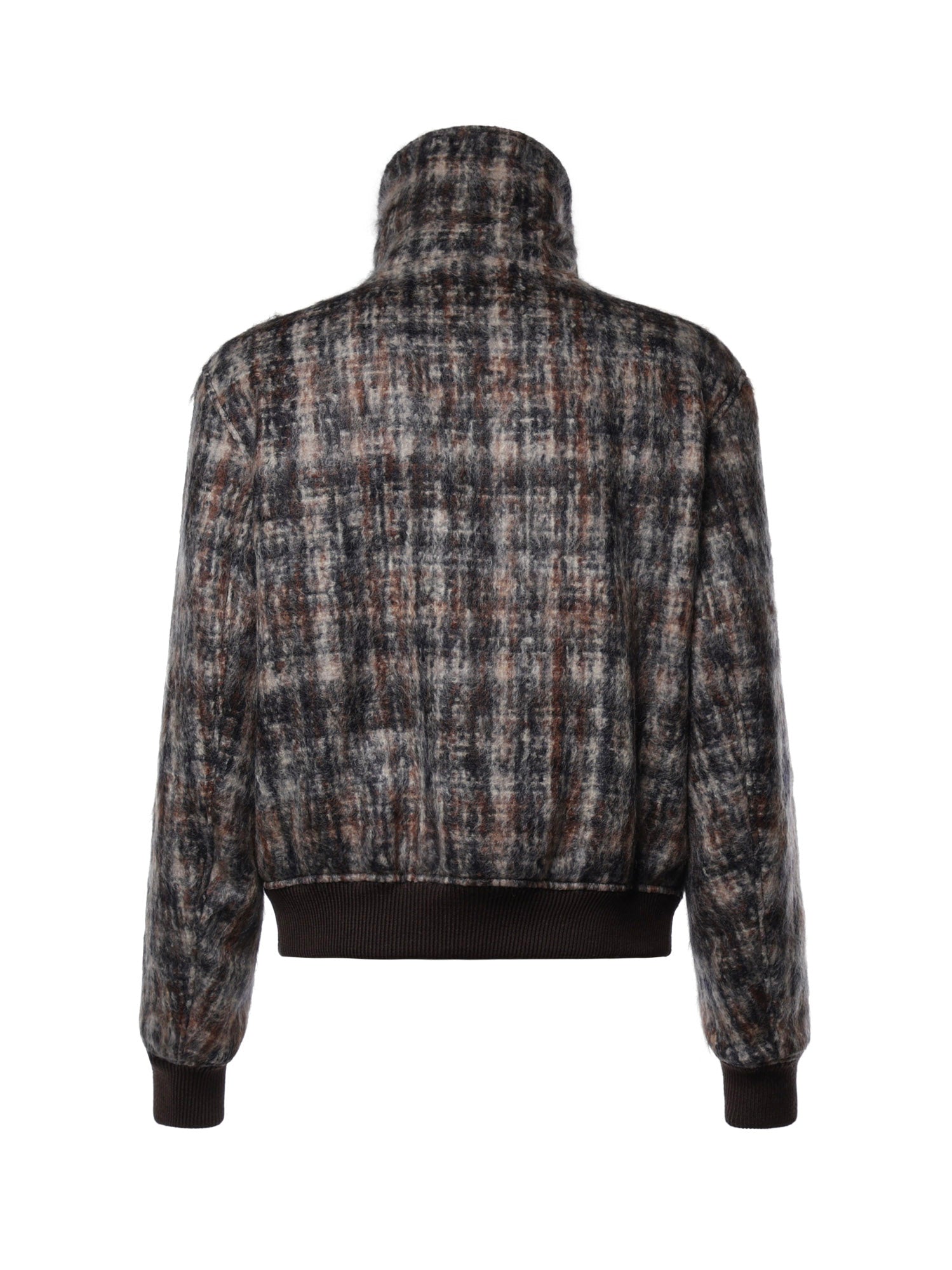 Bomber in check misto Mohair G9CNAT FQZA1S8100 DOLCE & GABBANA 