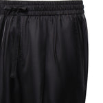 Pantaloni joggers in twill di seta GP12QZ FU1XBN0000 DOLCE & GABBANA 