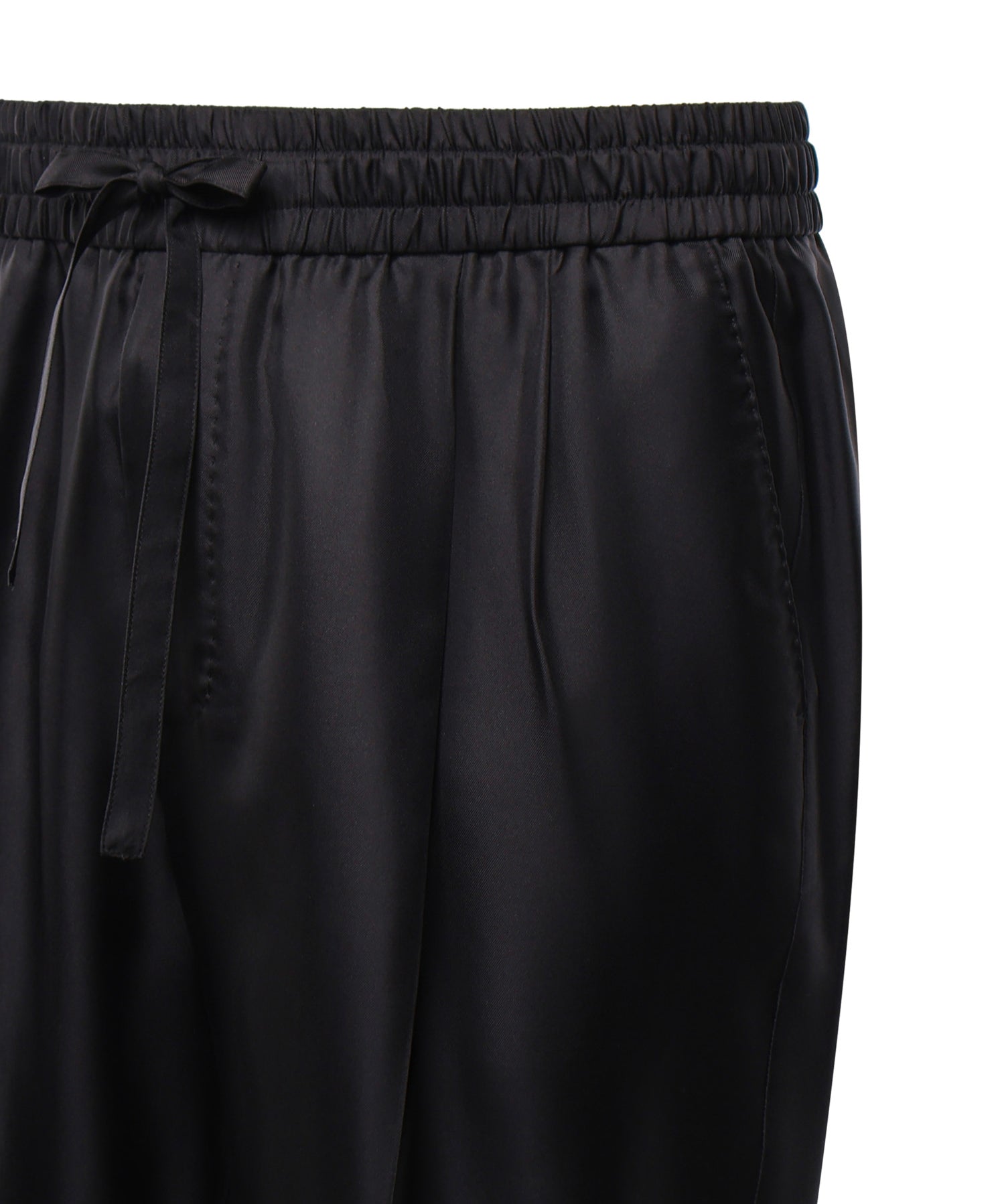 Pantaloni joggers in twill di seta GP12QZ FU1XBN0000 DOLCE & GABBANA 