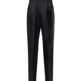 Pantaloni joggers in twill di seta GP12QZ FU1XBN0000 DOLCE & GABBANA 