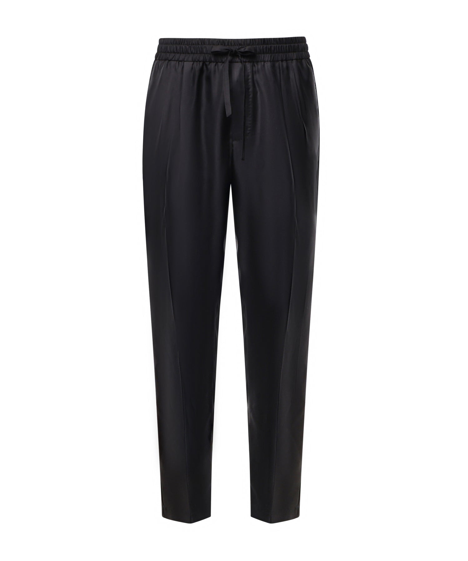 Pantaloni joggers in twill di seta GP12QZ FU1XBN0000 DOLCE & GABBANA 