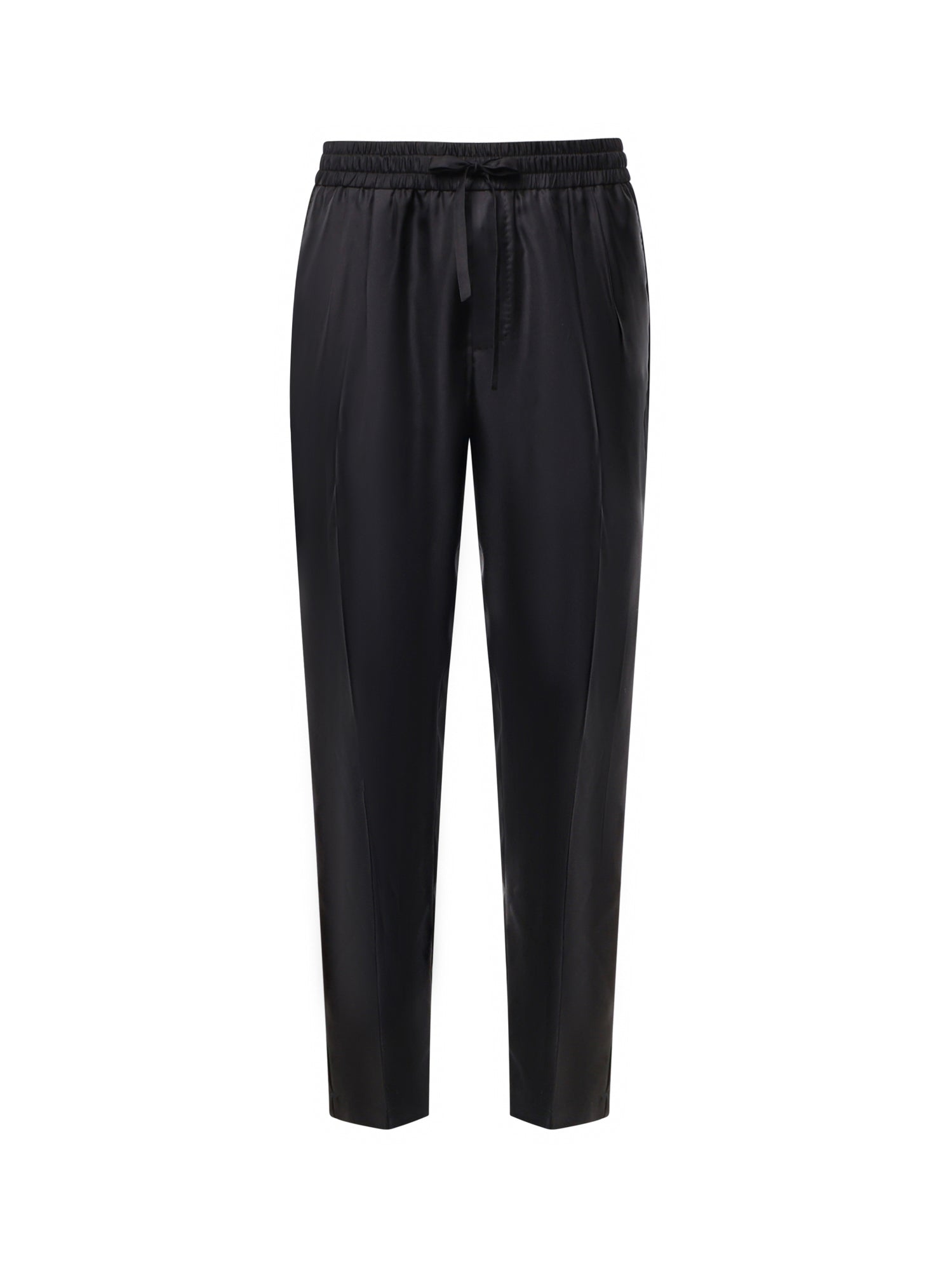 Pantaloni joggers in twill di seta GP12QZ FU1XBN0000 DOLCE & GABBANA 