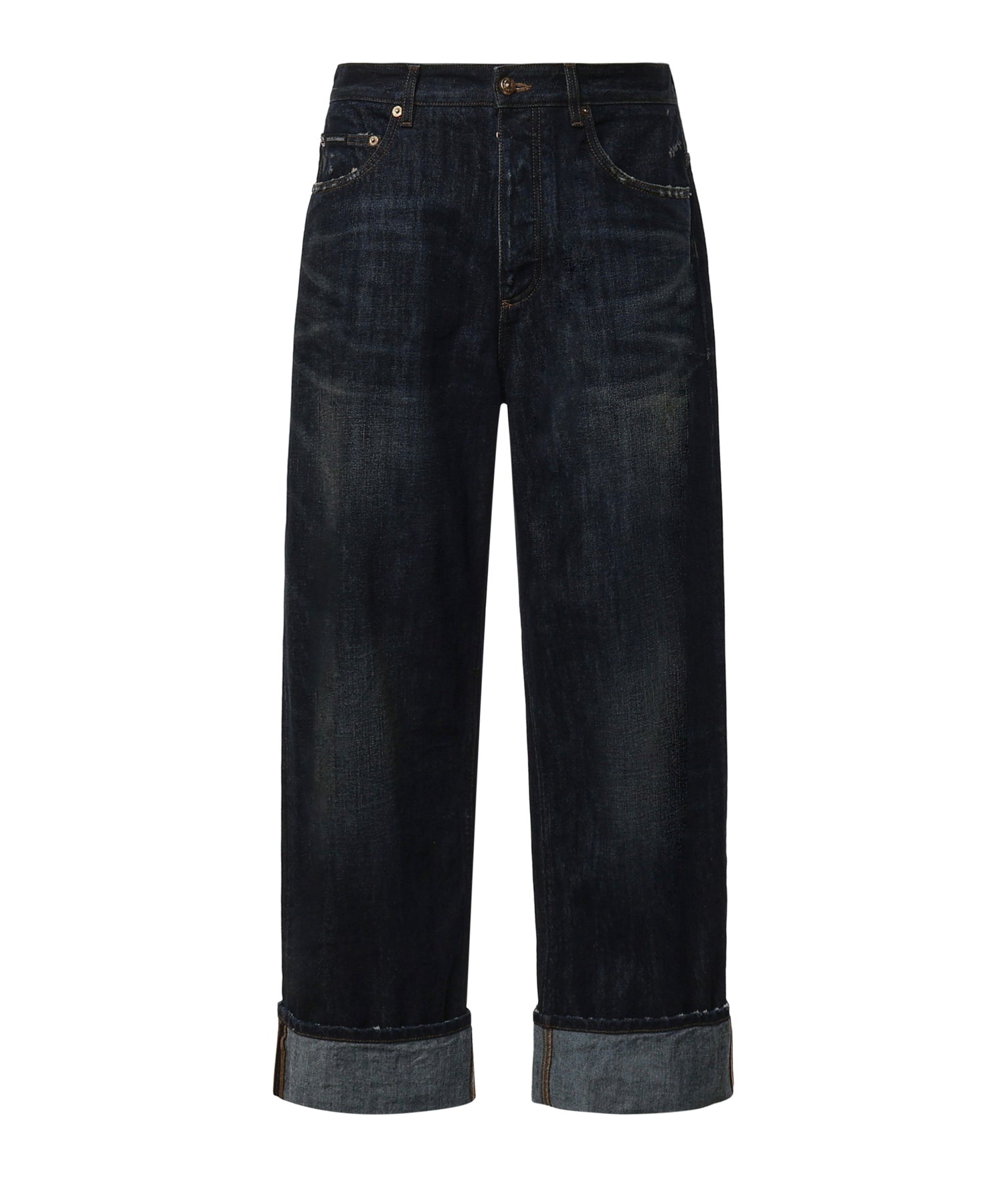 Jeans in denim con risvolto GP247Z G8PO3S9001 DOLCE & GABBANA 