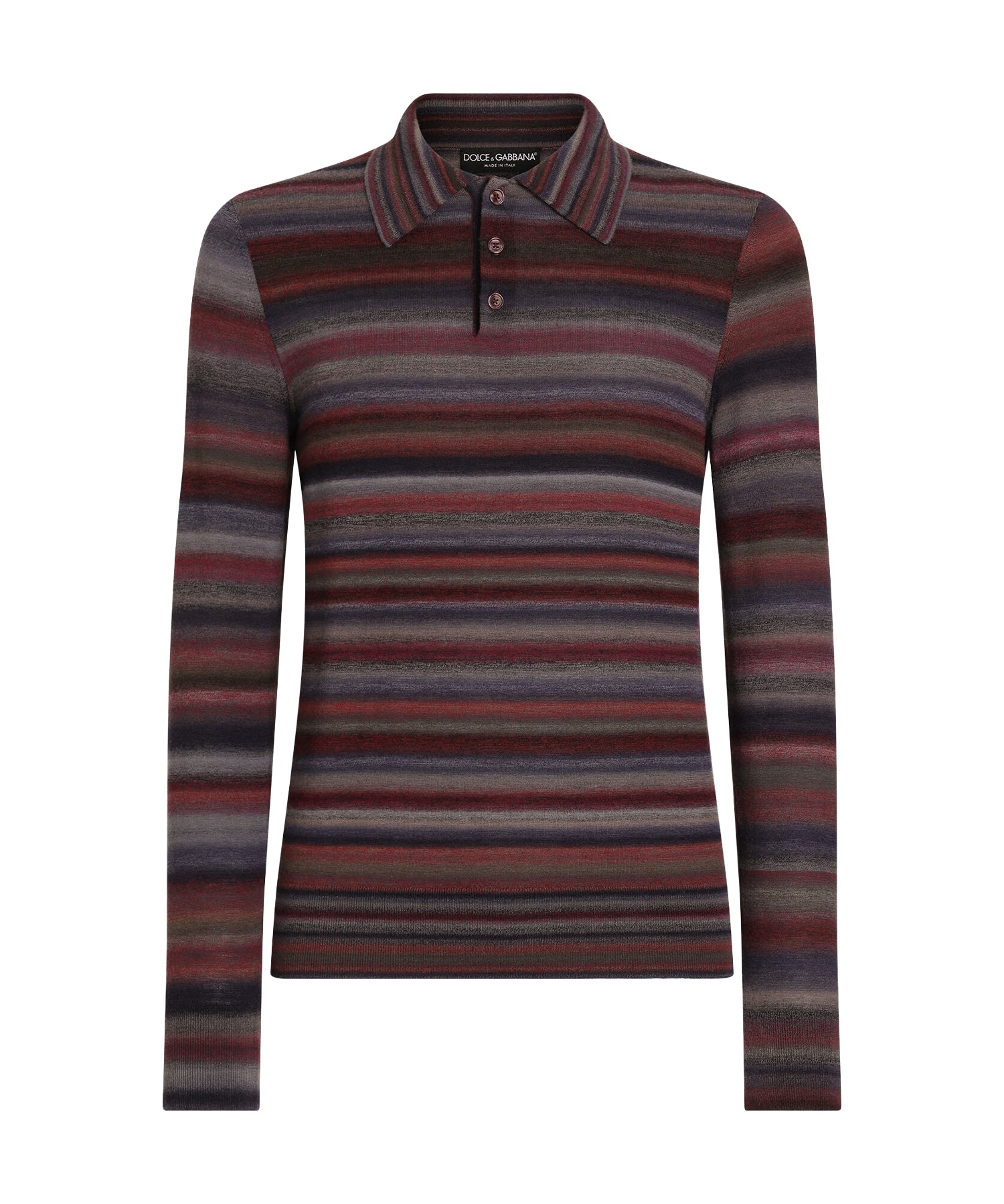 Polo in lana a righe GXZC2T JDVL1B9688 DOLCE & GABBANA 