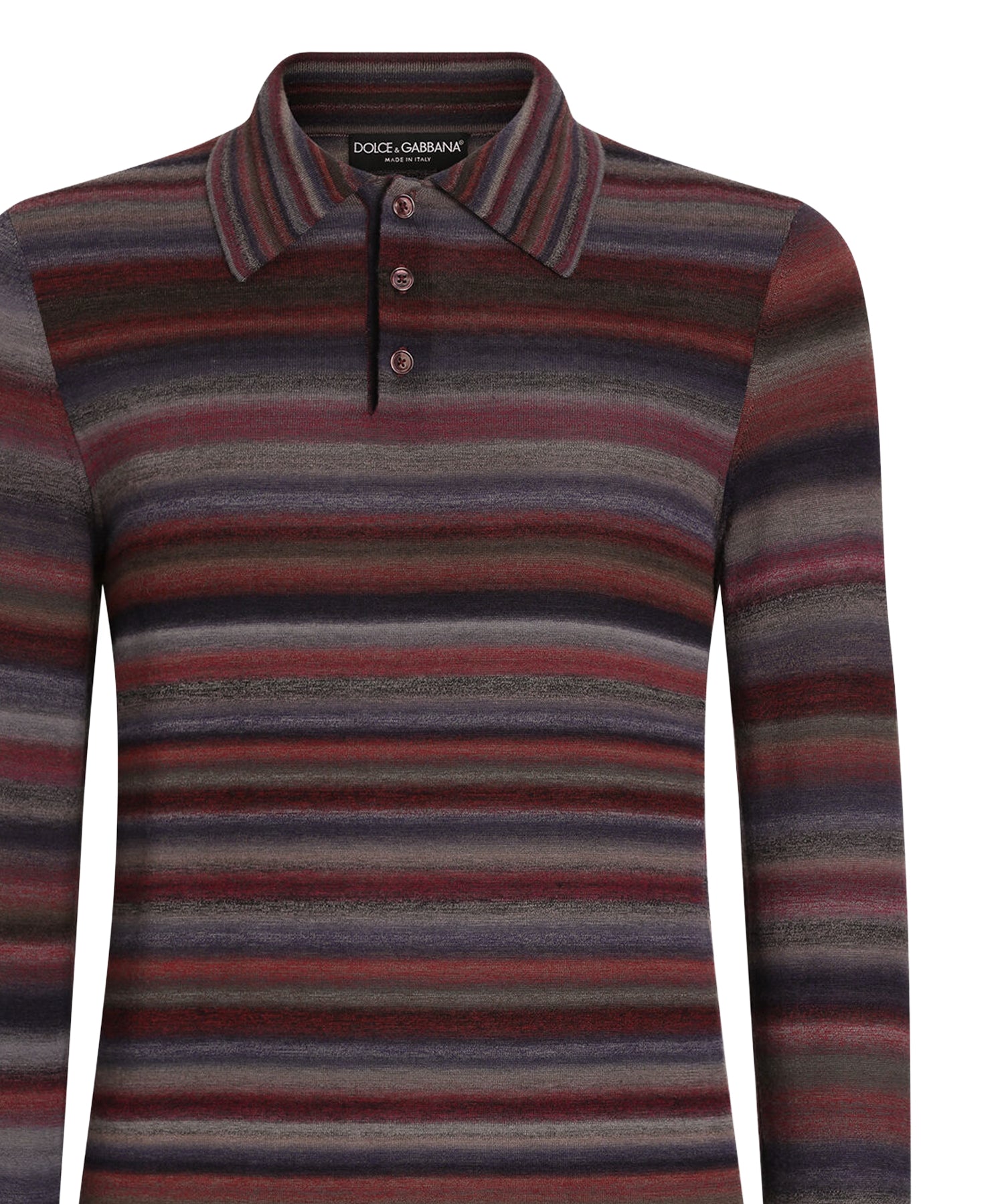 Polo in lana a righe GXZC2T JDVL1B9688 DOLCE & GABBANA 