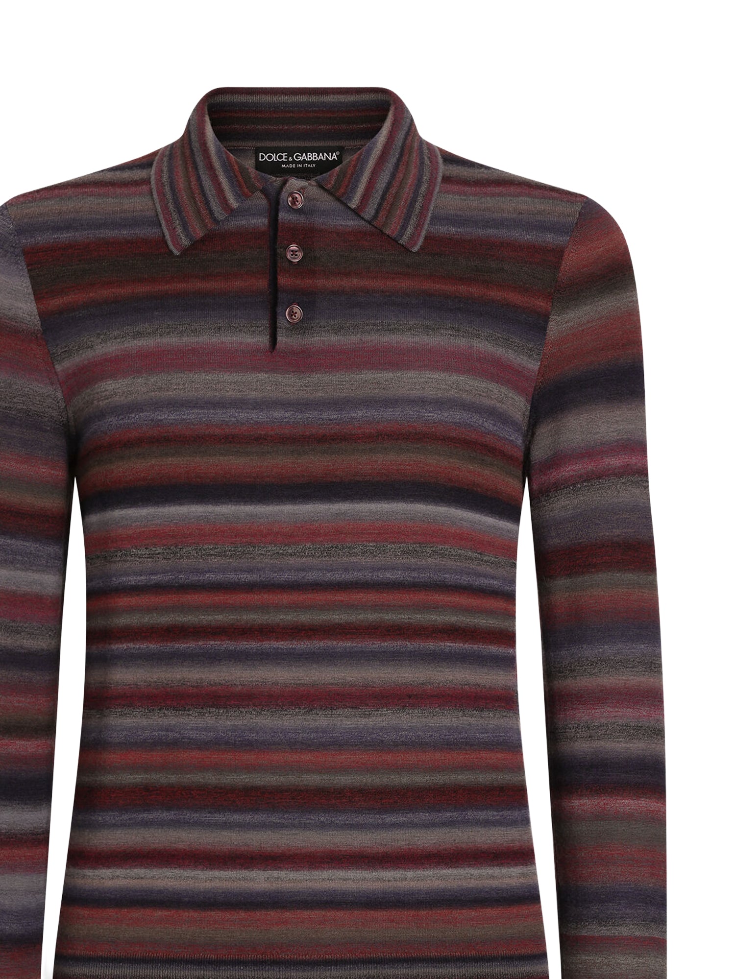 Polo in lana a righe GXZC2T JDVL1B9688 DOLCE & GABBANA 
