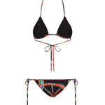 Bikini a triangolo stampa carretto O8A24J ON0IEHN6CL DOLCE & GABBANA 