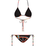 Bikini a triangolo stampa carretto O8A24J ON0IEHN6CL DOLCE & GABBANA 