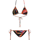 Bikini a triangolo stampa carretto O8A24J ON0IEHN6CL DOLCE & GABBANA 