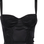 Body intimo a balconcino in seta con pizzo O9A05T ONO13N0000 DOLCE & GABBANA 