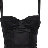 Body intimo a balconcino in seta con pizzo O9A05T ONO13N0000 DOLCE & GABBANA 