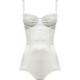 Body intimo a balconcino in seta con pizzo O9A05T ONO13W0001 DOLCE & GABBANA 