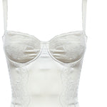 Body intimo a balconcino in seta con pizzo O9A05T ONO13W0001 DOLCE & GABBANA 