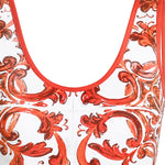 Costume intero stampa Majolica O9A46J ONO19IE5DQ DOLCE & GABBANA 