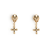 Orecchini a clip con croci e strass WEQ4S2 W1111N0011 DOLCE & GABBANA 