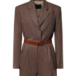 Jumpsuit corta con cintura DA550 FF0428DXXX737 DONDUP 