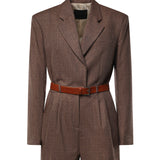 Jumpsuit corta con cintura DA550 FF0428DXXX737 DONDUP 