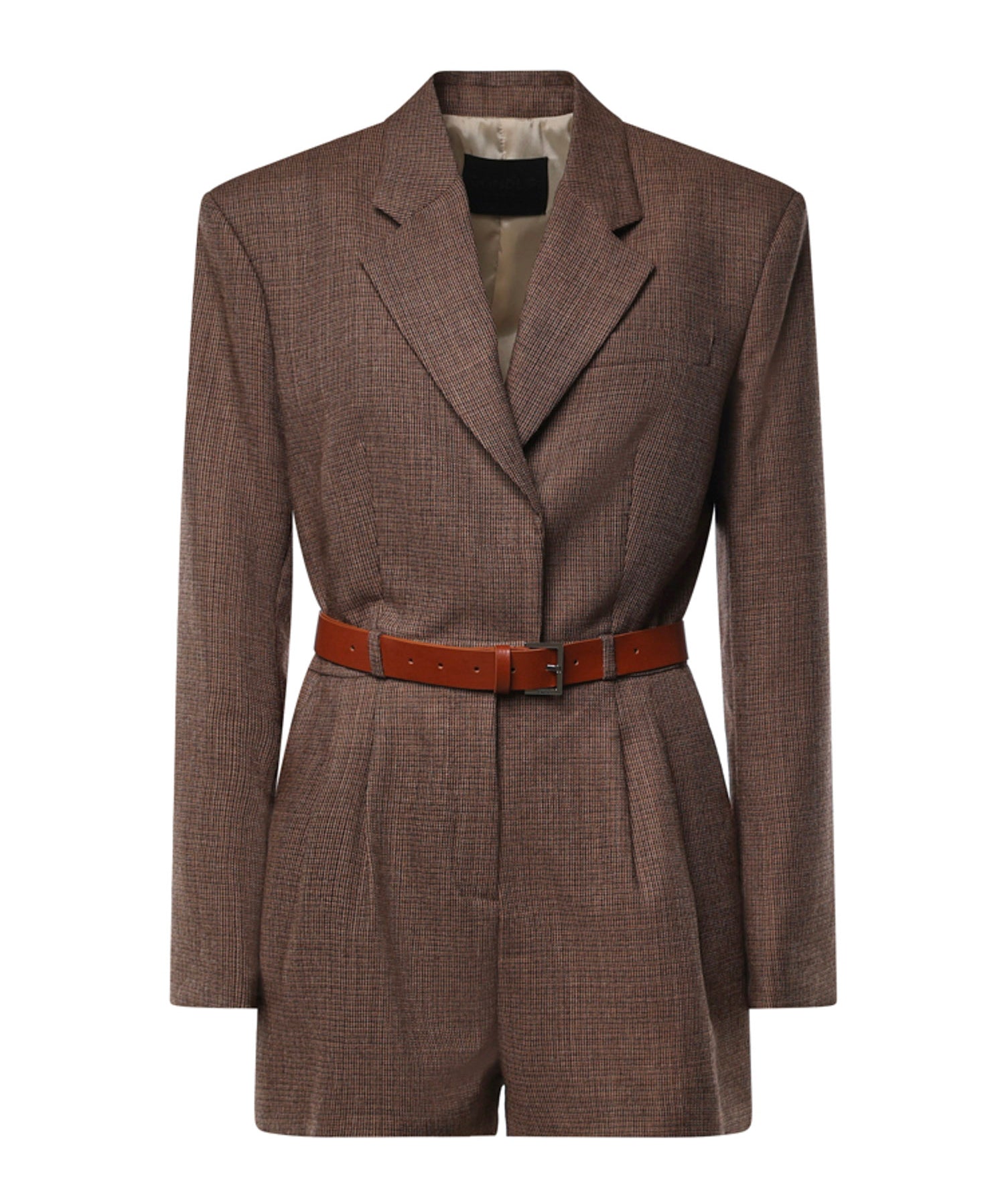 Jumpsuit corta con cintura DA550 FF0428DXXX737 DONDUP 