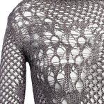 Miniabito in maglia stramata DA565 M01043D961 DONDUP 