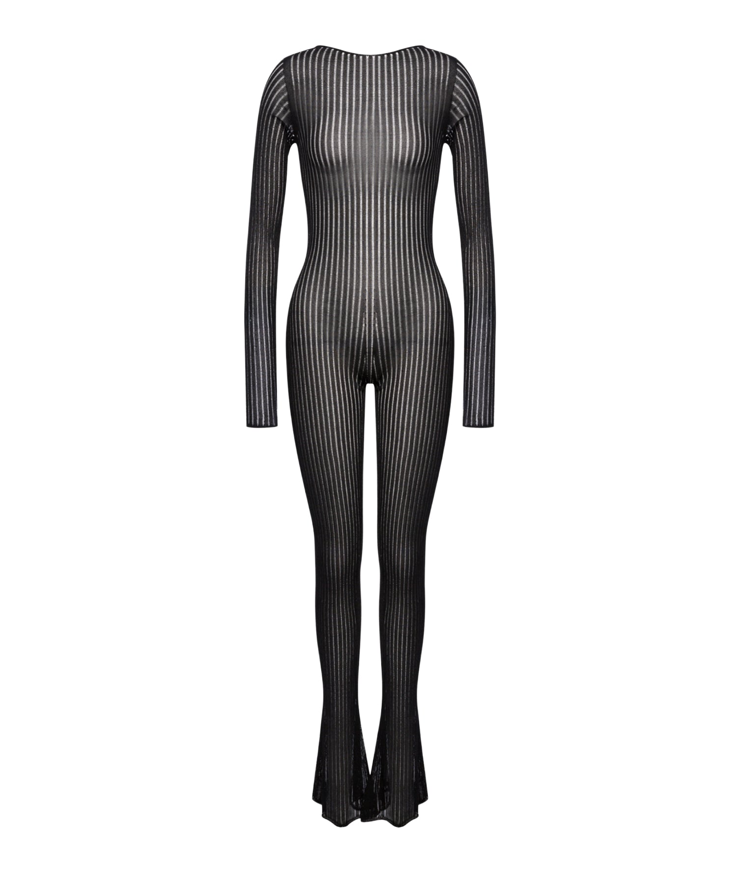 Jumpsuit in maglia a costa DA566 M01045D999 DONDUP 
