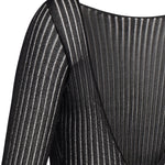 Jumpsuit in maglia a costa DA566 M01045D999 DONDUP 