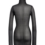 Miniabito in maglia lurex DA567 M01044D999 DONDUP 