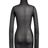 Miniabito in maglia lurex DA567 M01044D999 DONDUP 